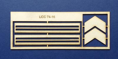 LCC 74-16 O gauge roof ventilation walls